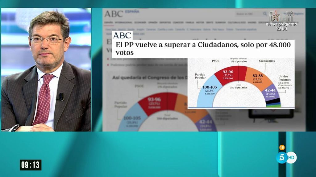 Rafael Catalá: "Ciudadanos no ha hecho nada, ni malo ni bueno”