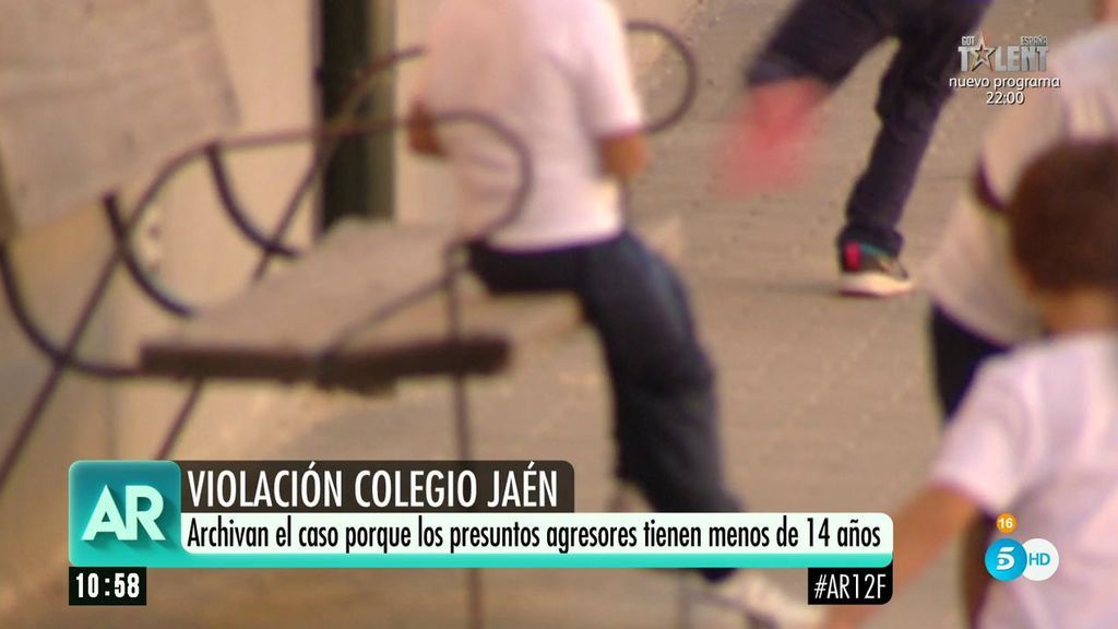 La Fiscalía archiva el caso de la violación en el colegio de Jaén porque los 4 acusados son menores de 14 años