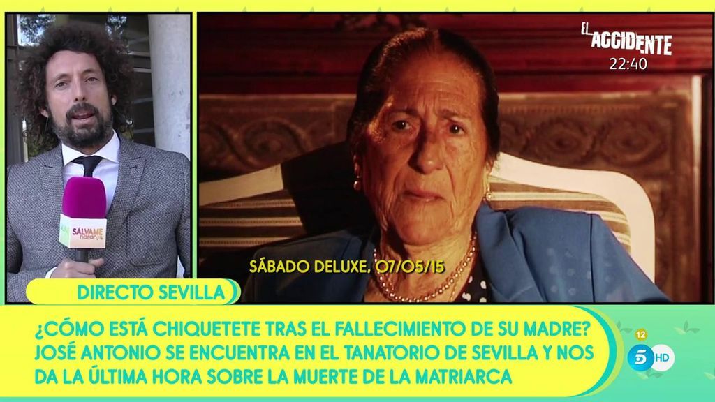 José Antonio León: "Carmen Gahona está derrotada tras la muerte de su suegra"