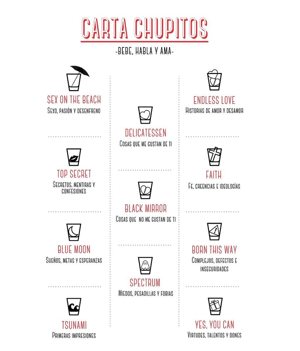 CARTA CHUPITOS