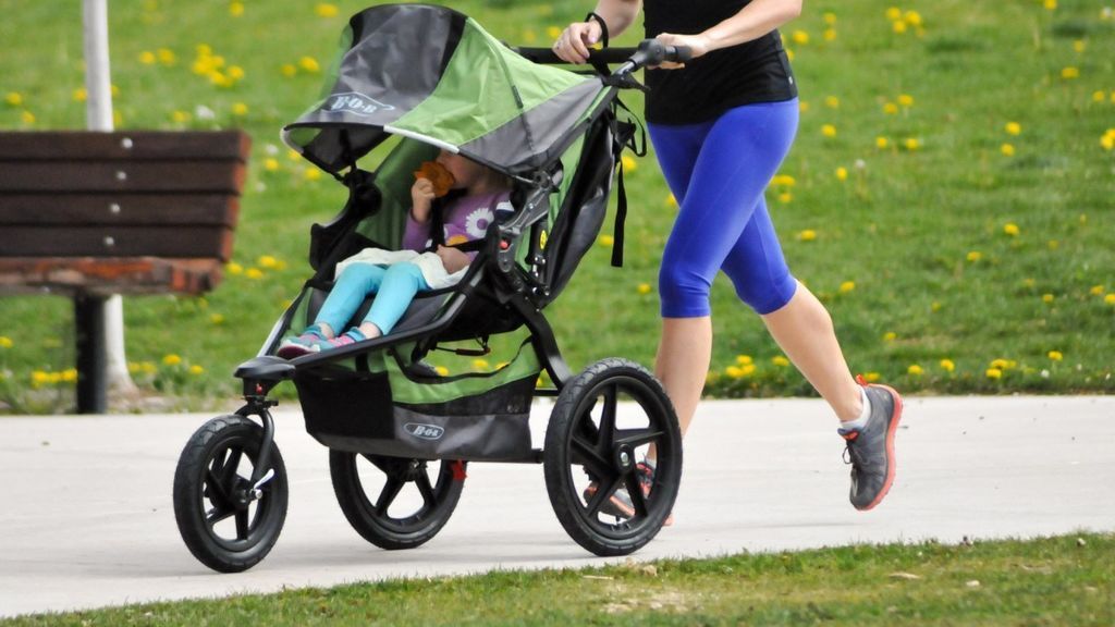 ¡No hay excusas! Ya puedes practicar running con el carrito de tu bebé recién nacido