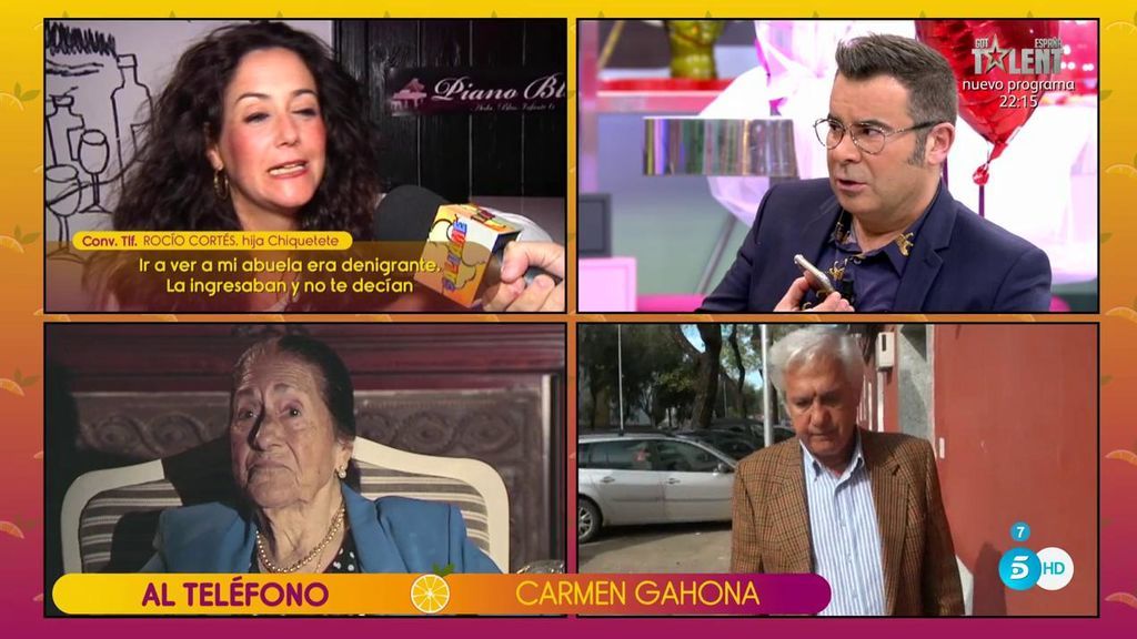 Carmen Gahona, sobre Rocío Cortés: "Nadie le ha prohibido la entrada a nadie, Antonio fijó un horario en el tanatorio"