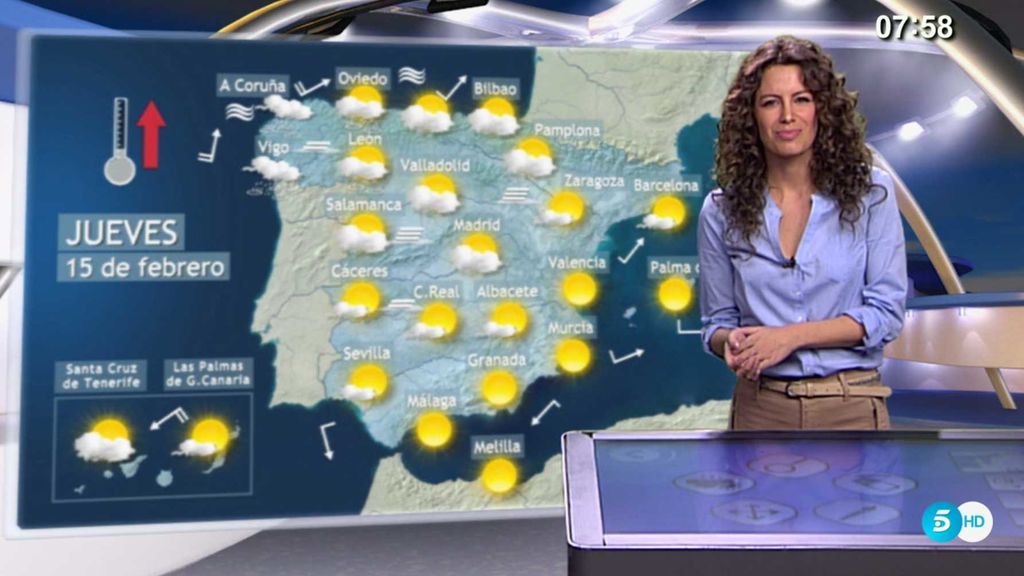 Temperaturas primaverales: los grados siguen aumentando y sale el sol en casi todo el país