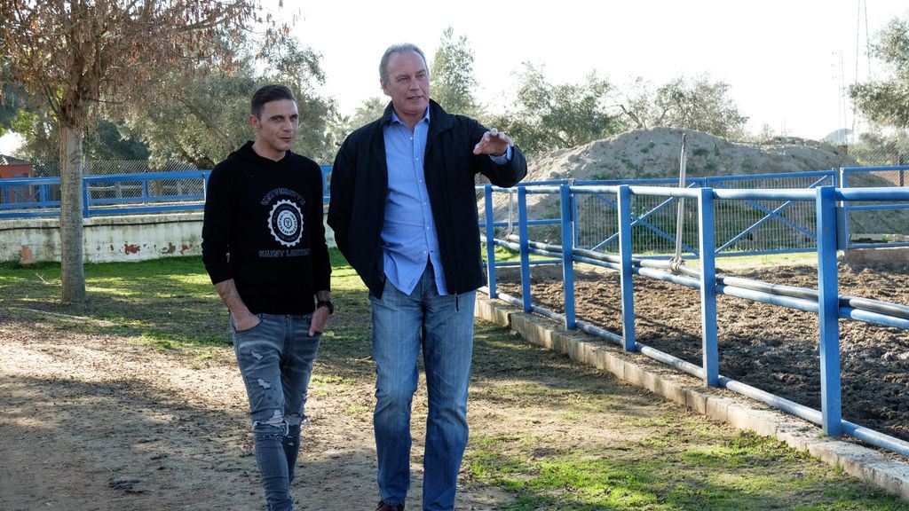 Joaquín Sánchez, invitado de Bertín Osborne en 'Mi casa es la tuya'.