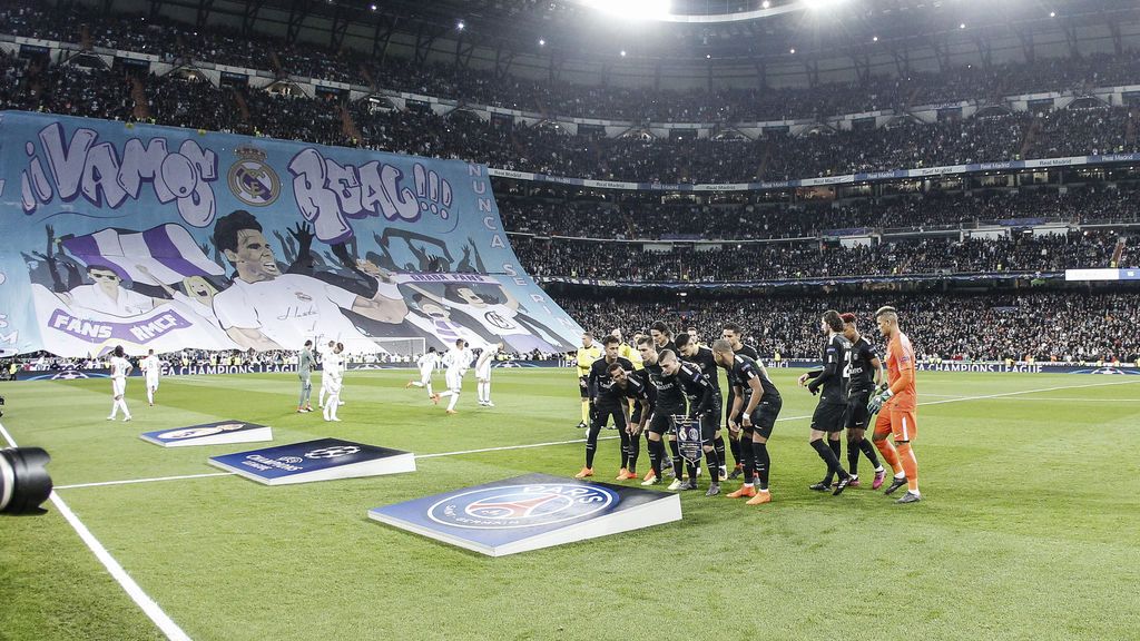 El Real Madrid-PSG se desenvolvió sin incidentes a pesar del peligro por los ultras del equipo francés