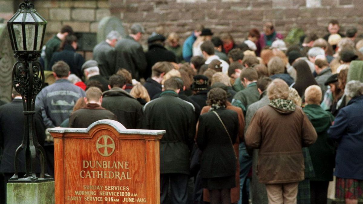 Funeral en la Catedral de Dunblane en 1996