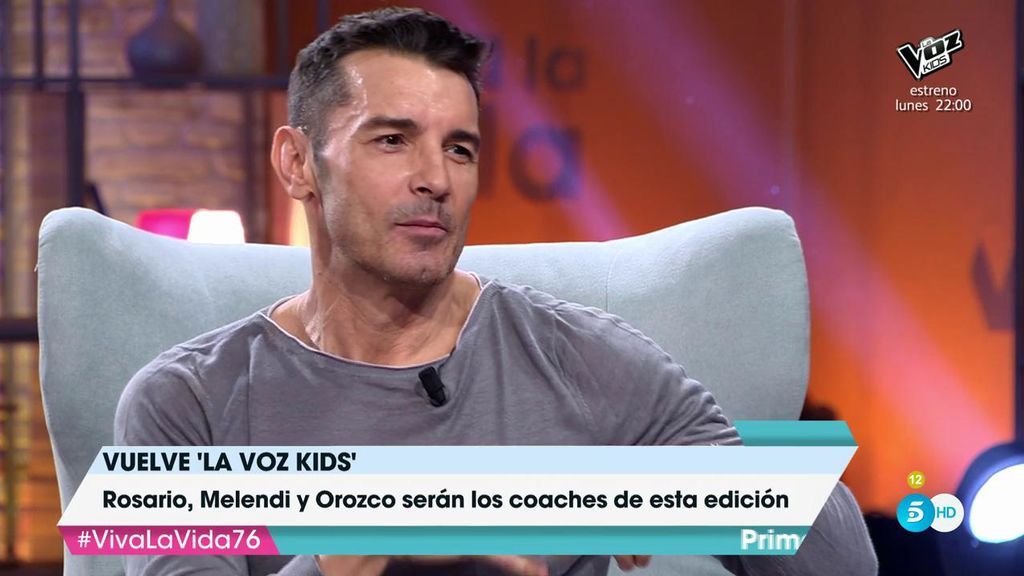 Jesús Vázquez :"Para mí 'La Voz Kids' es una cosa especial dentro de mi trabajo, diferente a todas las demás"