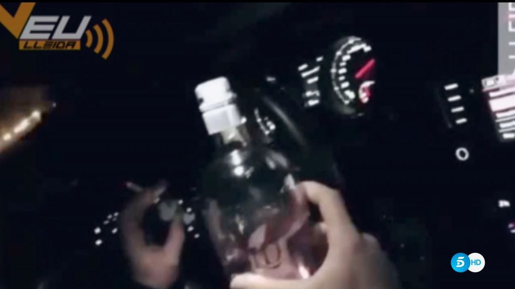 A 200 km/h y bebiendo alcohol: los Mossos tratan de identificar a un conductor