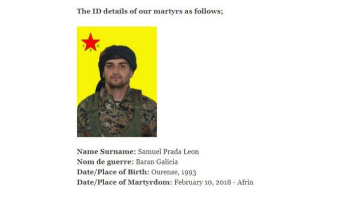 Muere un español afiliado a las milicias kurdas durante la ofensiva turca Siria
