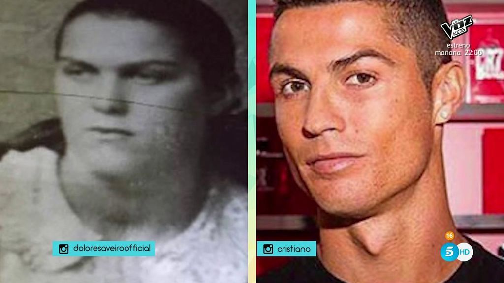 'Socialité' analiza el asombroso parecido de Cristiano Ronaldo con su abuela