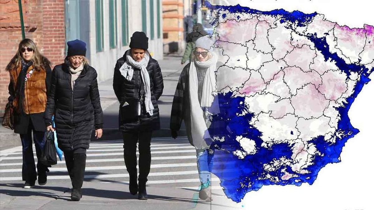 ¡Prepara el abrigo! Una masa de aire 'siberiano' desplomará los termómetros a partir del miércoles