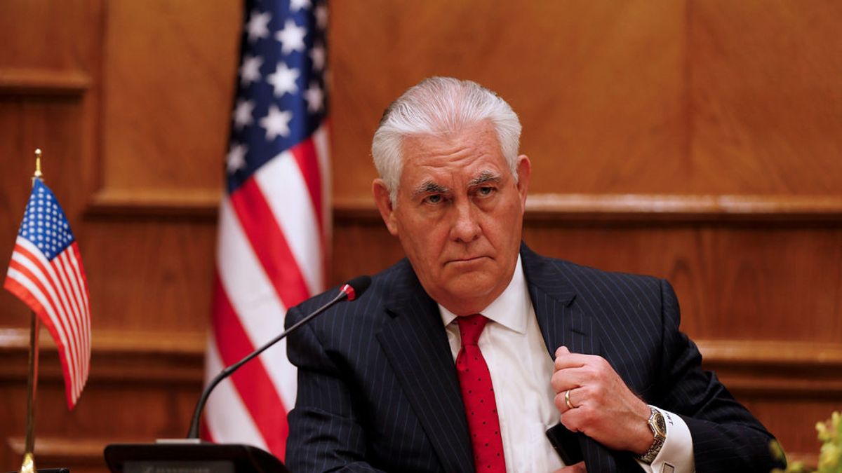 Tillerson dice que la vía diplomática con Corea del Norte estará abierta "hasta que caiga la primera bomba"