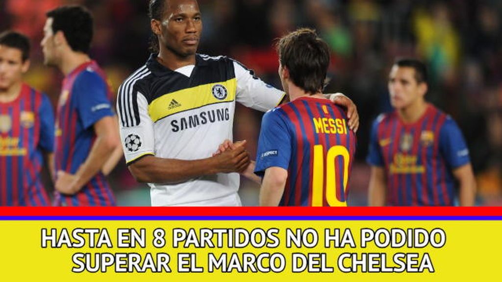 Messi, ante su maldición: nunca ha marcado al Chelsea