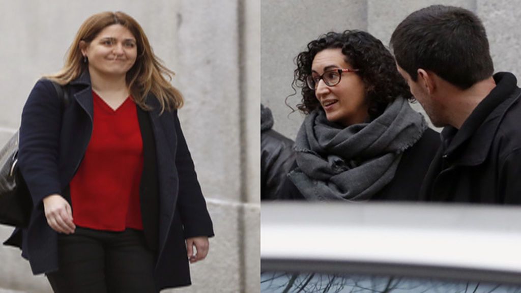 Marta Rovira y Marta Pascual, en libertad tras declarar en el Supremo