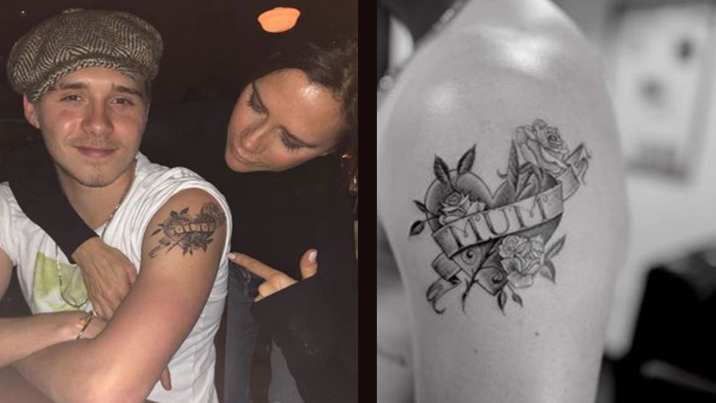 ¿Bonito u hortera? Brooklyn Beckham rinde homenaje a su madre con su último tatuaje