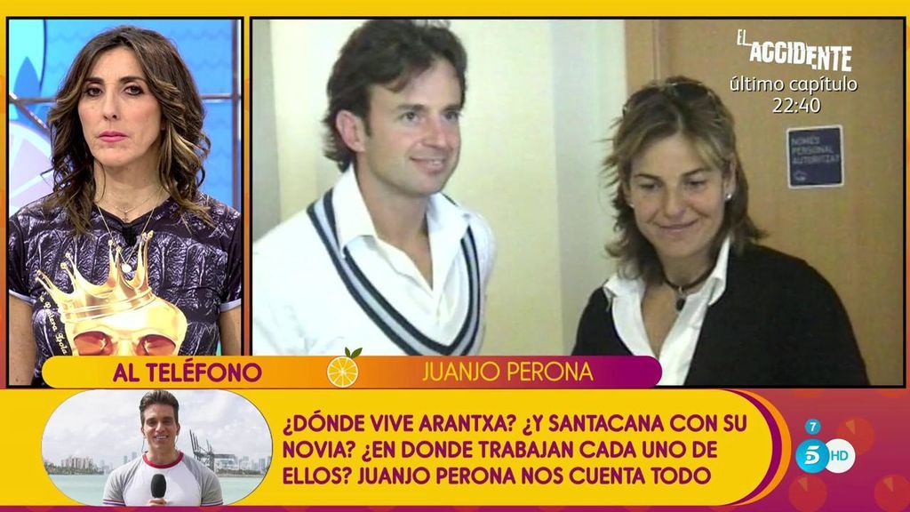 Juanjo Perona, sobre Arantxa Sánchez Vicario: "No hay rastro de la tenista"