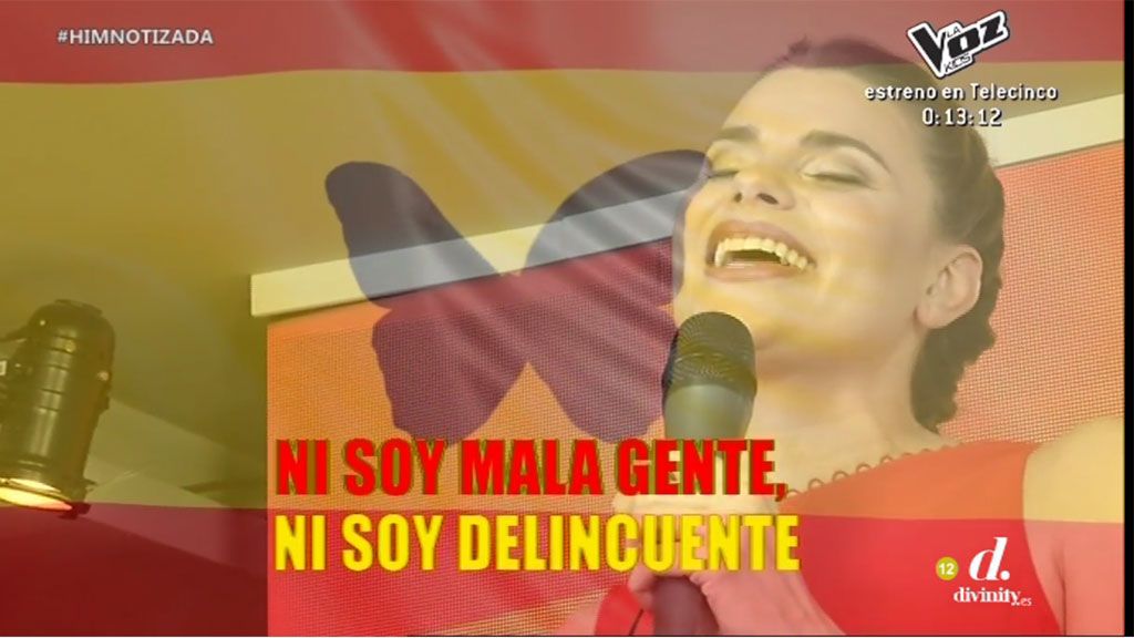 María Lapiedra también le ha puesto letra al himno de España: "No tengo dueño, me acuesto con quien quiero"