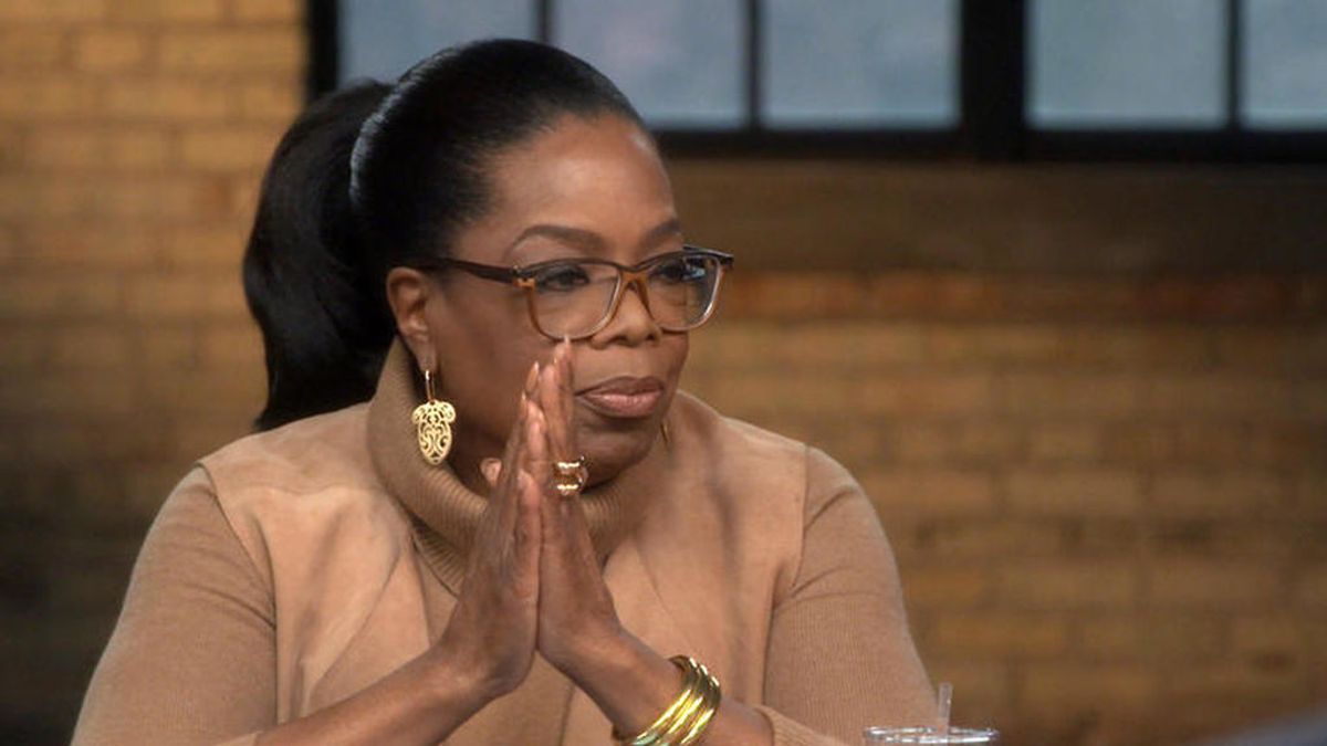 Oprah Winfrey, durante su intervención en el programa '60 minutos', de CBS.