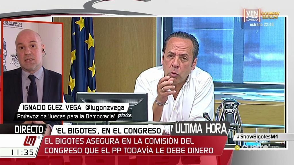 Ignacio Glez. Vega, sobre el Caso Gürtel: "Ya es extemporánea la petición de llevar como testigo a M. Rajoy"