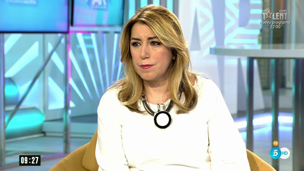 Susana Díaz: "Hay margen para que el PSOE recupere la iniciativa”