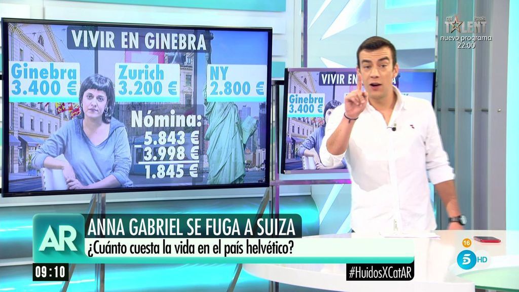 En Ginebra, la ciudad elegida por Anna Gabriel, el alquiler cuesta de media 3.400 euros mensuales