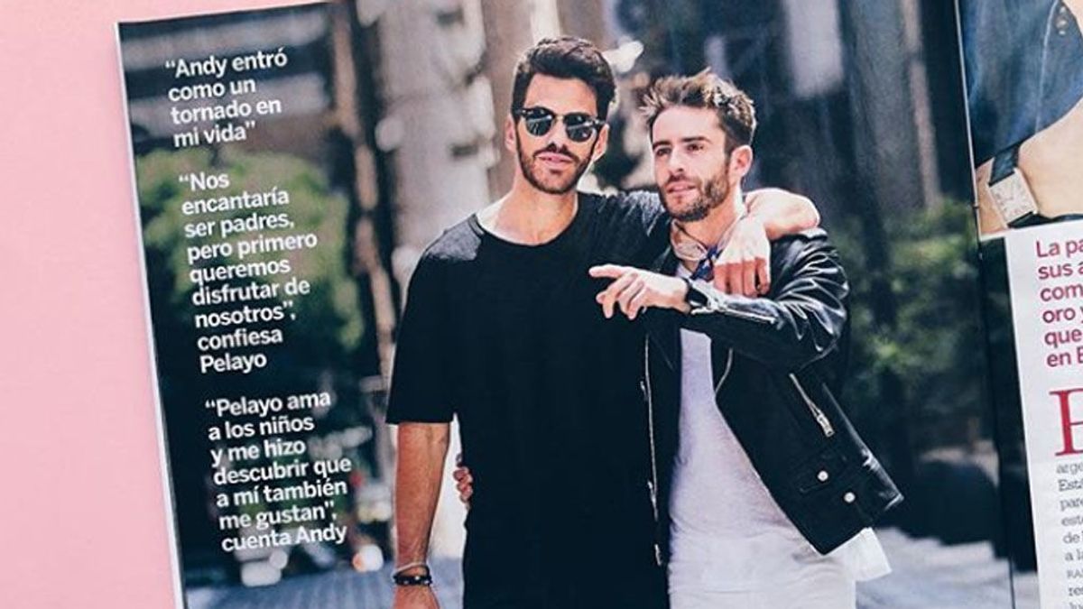 Pelayo Díaz, sobre su boda con Andy Mc Dougall: "Nos encantaría ser padres"