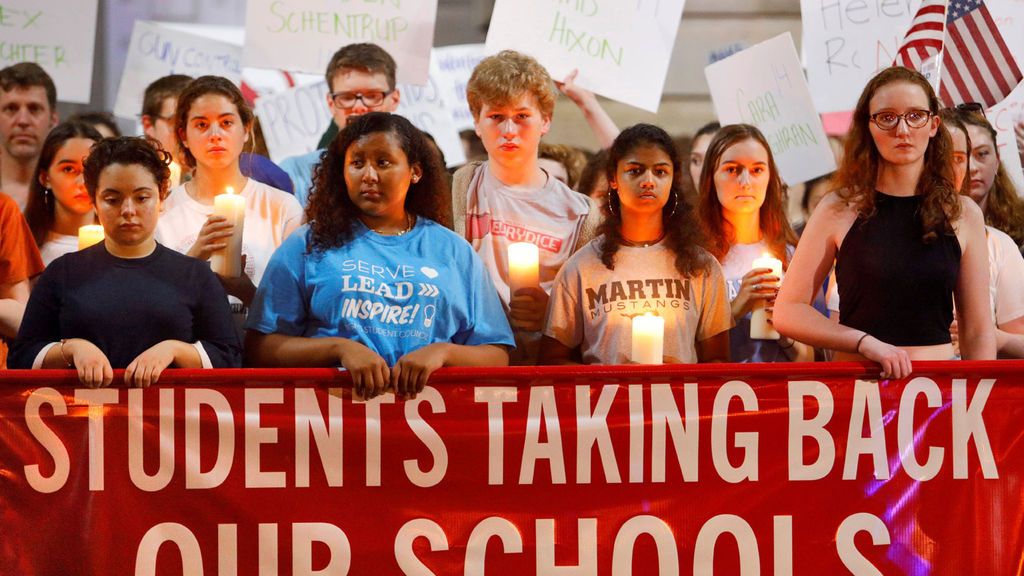 Cruzada estudiantil en Florida por el control de las armas tras el tiroteo en un Instituto