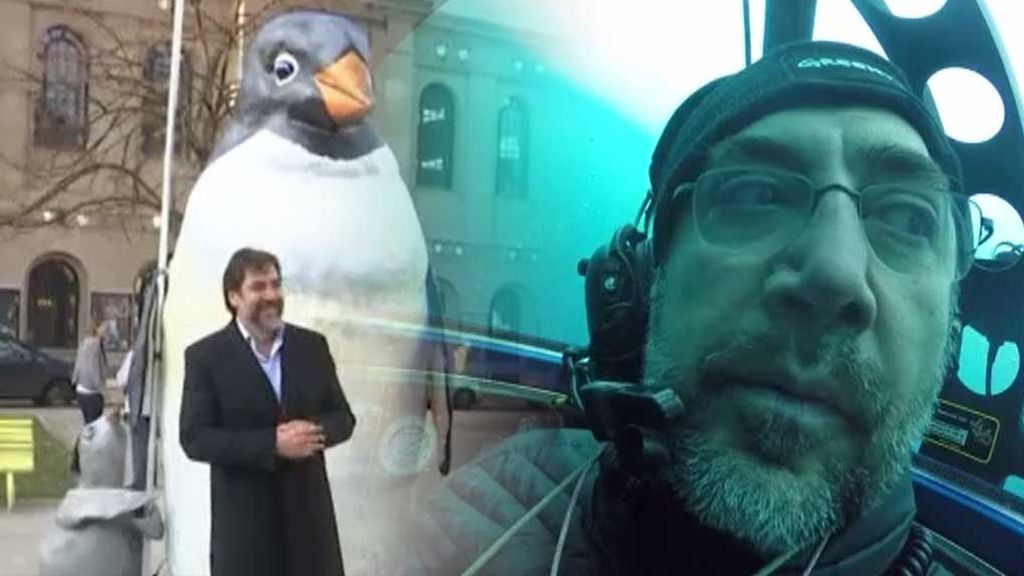 Javier Bardem defiende la protección del fondo marino de la Antártida en Berlín junto con Greenpeace