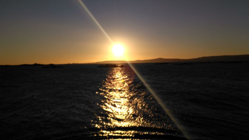 Almudena Trillo en la isla de Arosa, Pontevedra