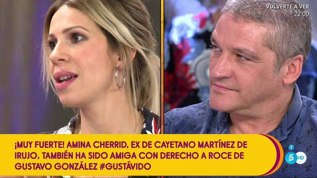Amina Cherrid: "Gustavo es muy cariñoso pero besa fatal"