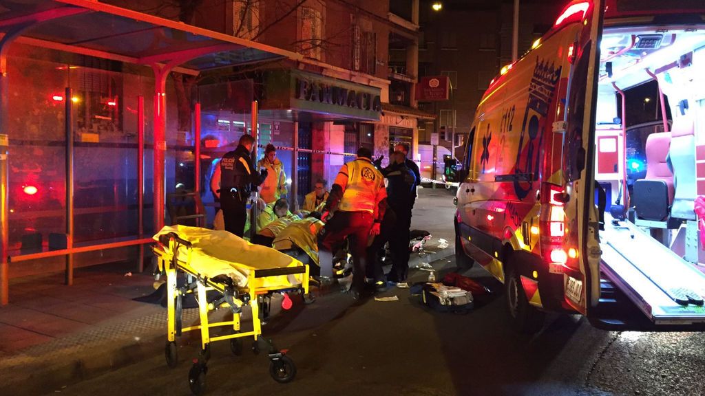 Dos hombres, heridos graves en una reyerta a machetazos en Madrid