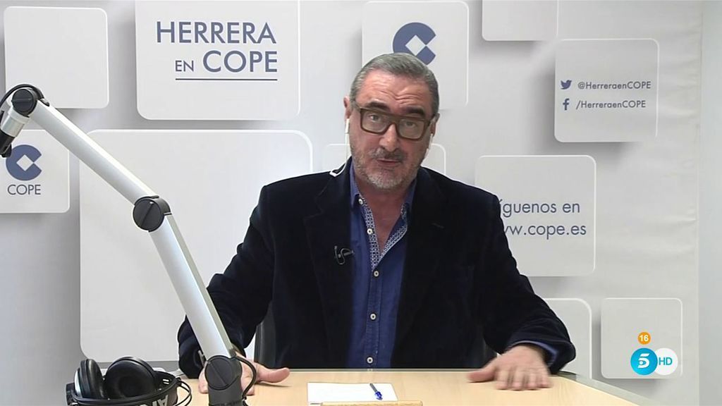 Carlos Herrera: "El retroceso en la libertad de expresión es 'la comisión de la verdad' que propone Podemos"