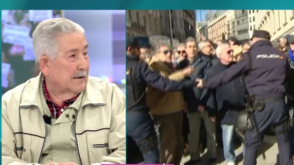 Manuel Martín, pensionista: "Me dejaré hasta la última gota de sangre para que mi nieta no sea maltratada"