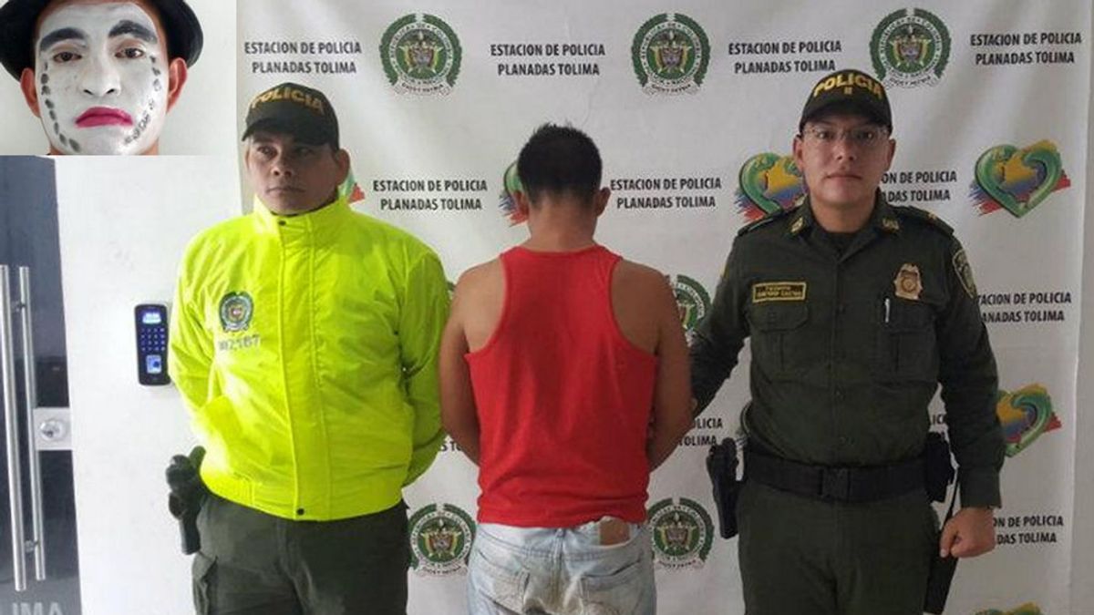 Detenido un mimo que utilizaba su disfraz para abusar de niñas en Colombia