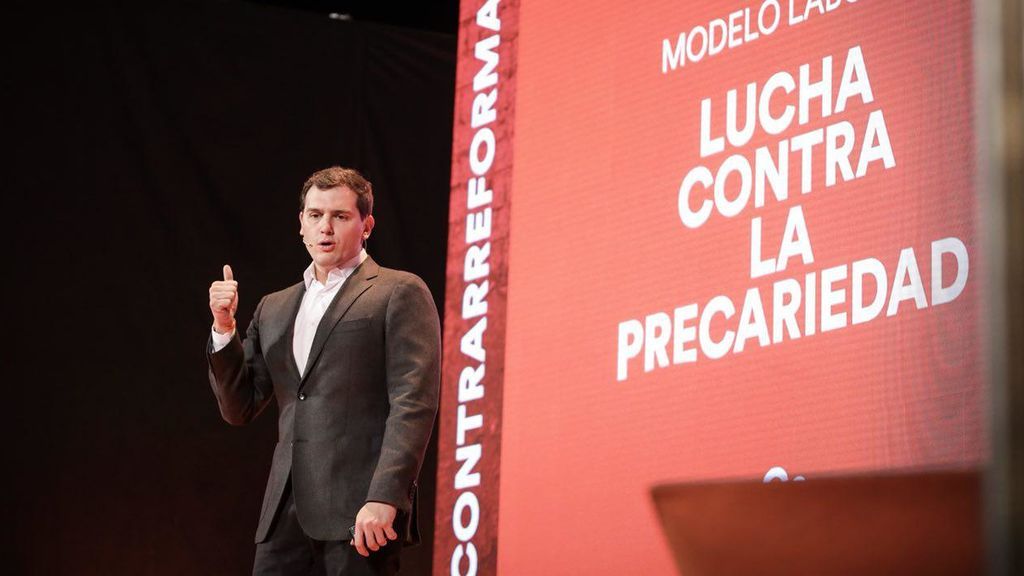Rivera sobre su nuevo modelo laboral: "Si no quieren que lo saquemos desde la oposición, nos obligarán a gobernar España"