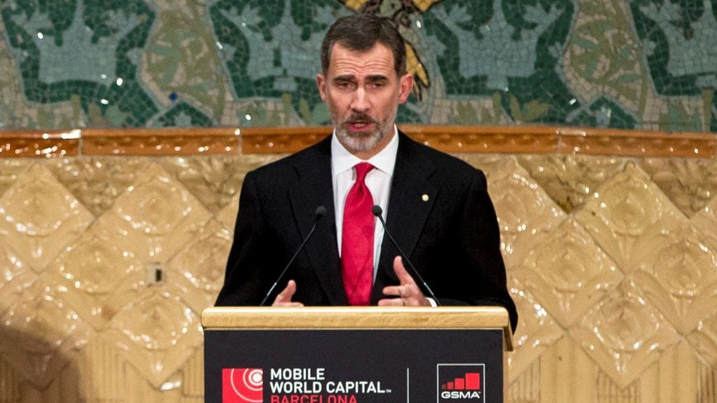 Felipe VI, en la inauguración del MWC: “La cooperación institucional es clave en este éxito”