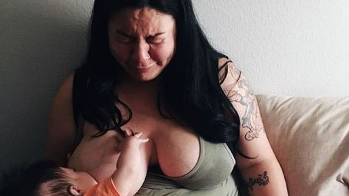 Una 'instagramer' comparte una foto para concienciar sobre la depresión posparto