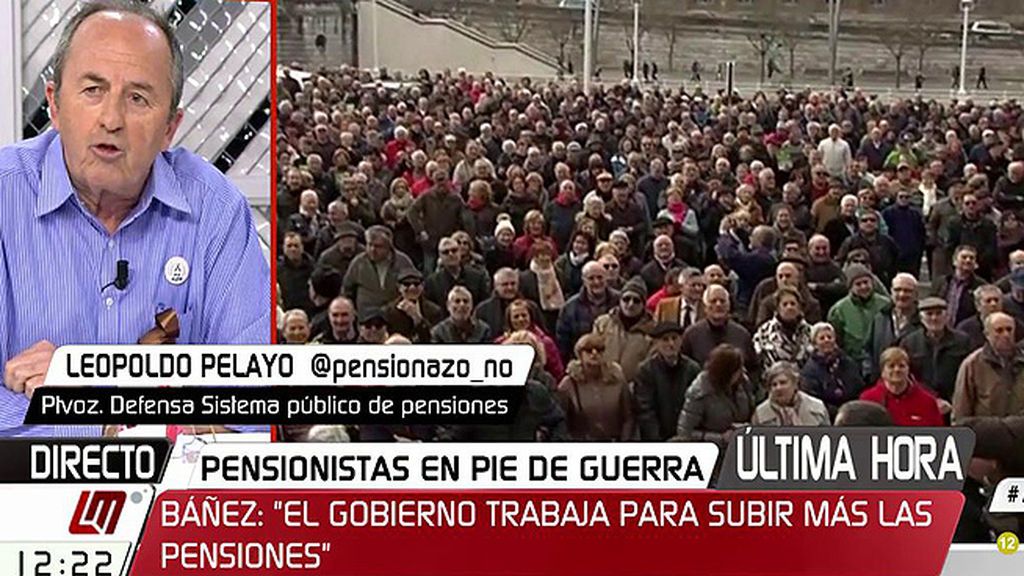Leopoldo Pelayo (Defensa sistema público de pensiones): “Fátima Báñez ha perdido la credibilidad para nosotros”