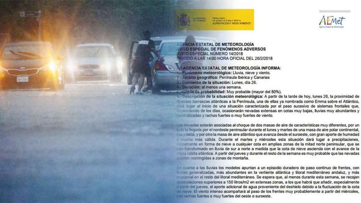 Aviso especial de la AEMET: cuidado con las inundaciones y el deshielo esta semana