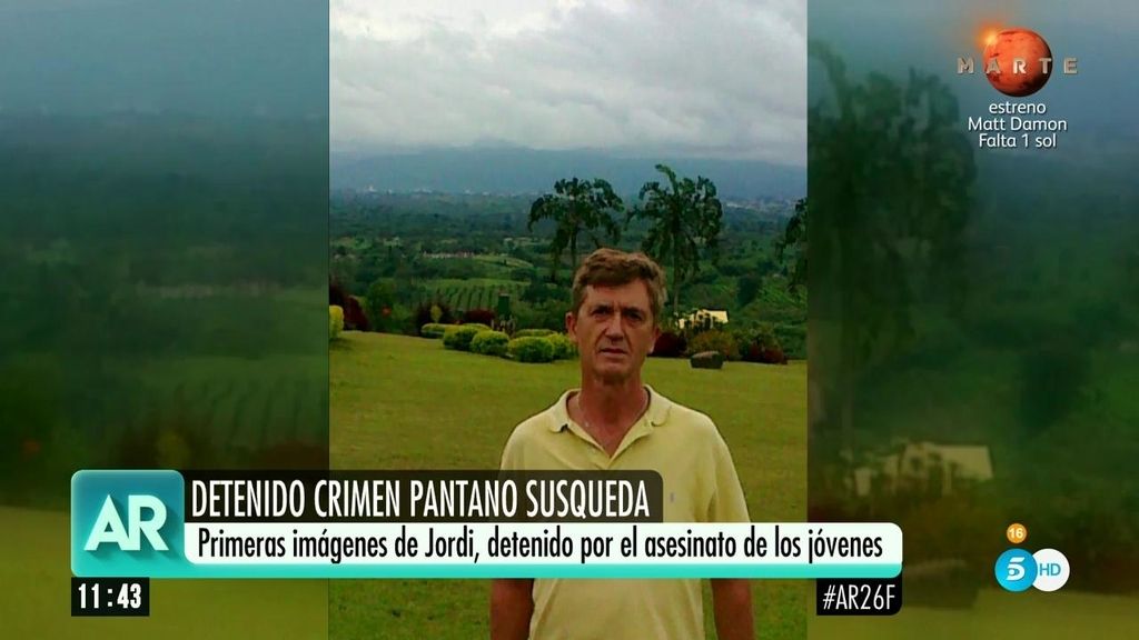 Primeras imágenes del hombre detenido por el doble crimen del pantano de Susqueda