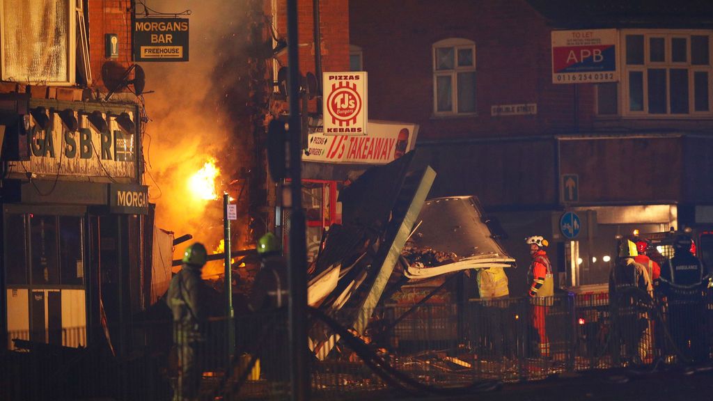 Cuatro muertos en una explosión en Leicester