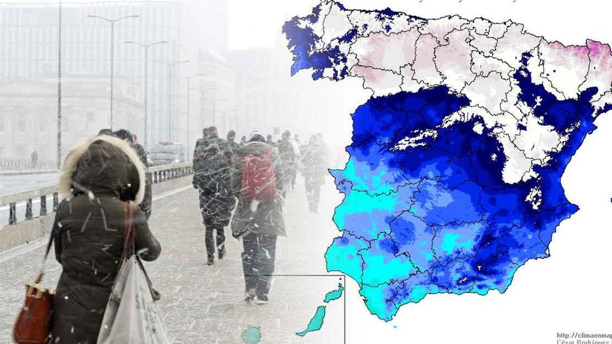 Cotas de nieve al nivel del mar: la 'bestia del Este' ya se empieza a notar en España