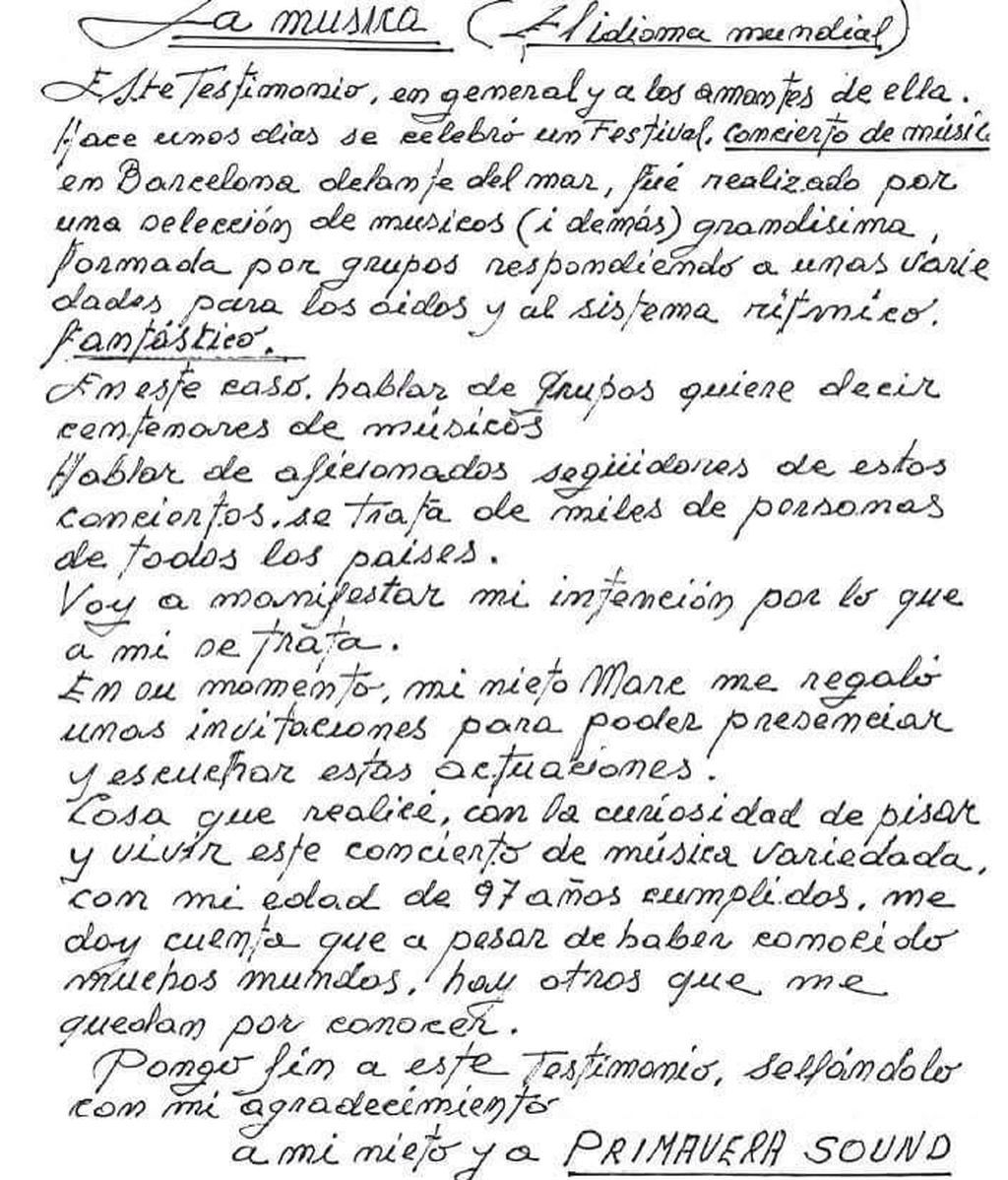 Abuelo Primavera Sound