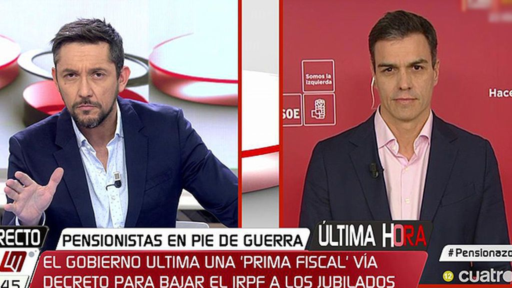 La entrevista de Pedro Sánchez en 'Las Mañanas de Cuatro', a la carta
