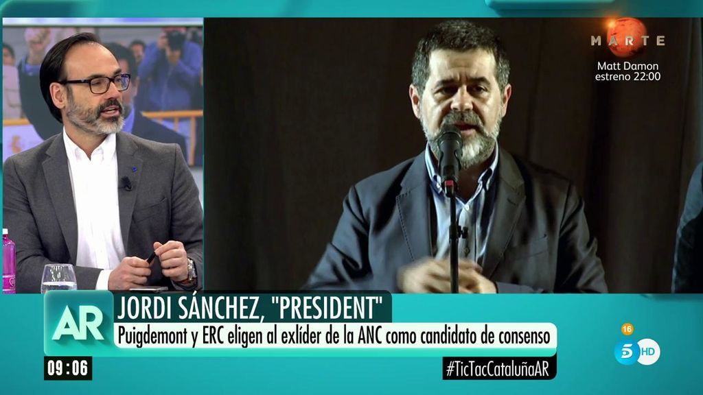 Fernando Garea: "Si Jordi Sánchez no puede ser President, la siguiente opción es Turull"