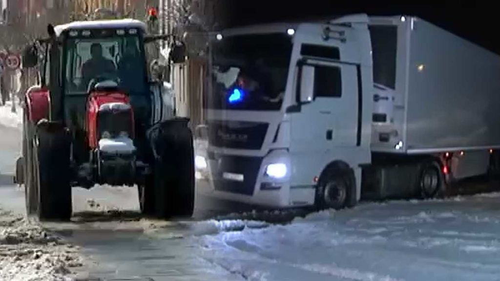 ¡Ojo con las carreteras! Cataluña prohíbe la circulación de camiones por el temporal de frío y nieve
