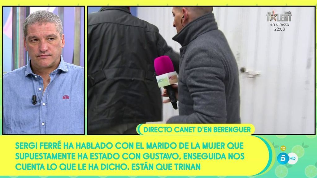 Sergi Ferré intenta hablar con el marido de la mujer que supuestamente ha estado con Gustavo González
