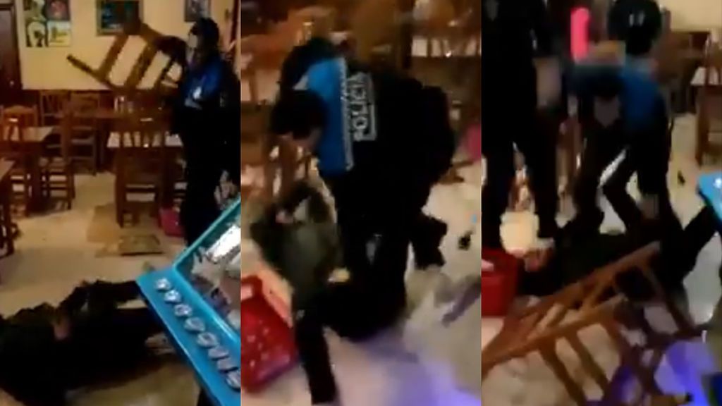 Graba a un urbano de Lleida pegando a un hombre en el suelo, lo denuncia y llega a las redes