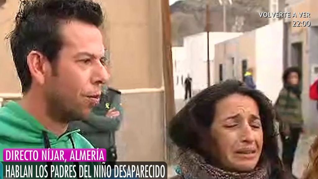 Los padres de Gabriel, el niño desaparecido en Almería: "No es un niño que haga locuras, es muy obediente"