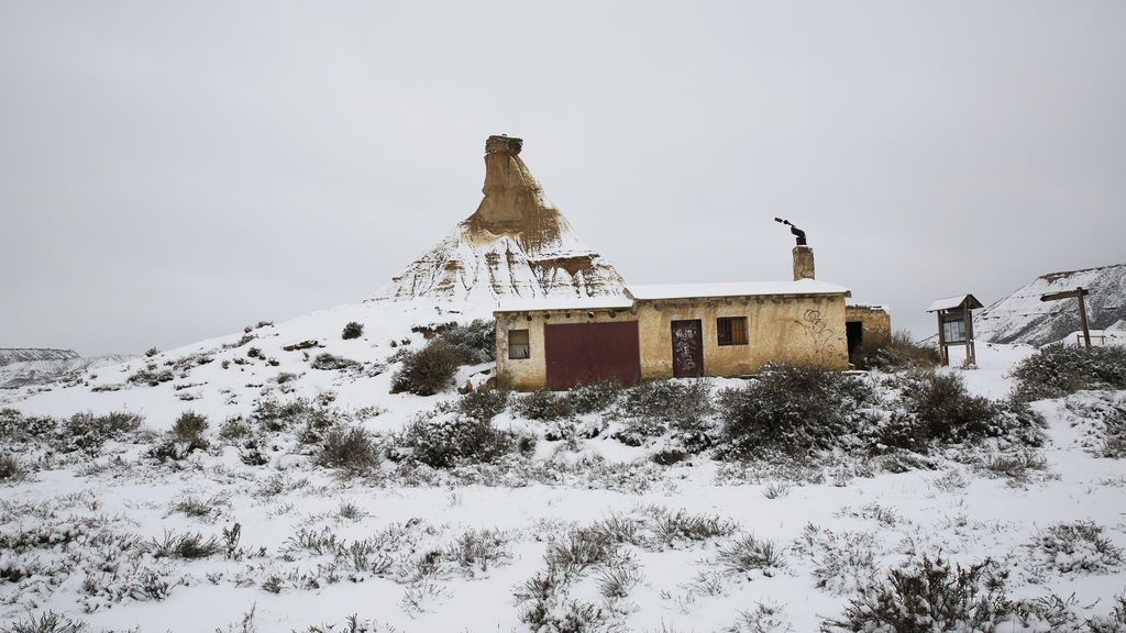 José Emilio Floristán Les en Bardenas Reales, Navarra